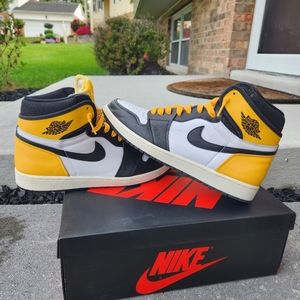 Custom Jordan 1 Volt Golds size 13